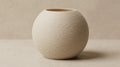 Vase Boule Sablé Frangi Genève — vue complète, texture sablée naturelle