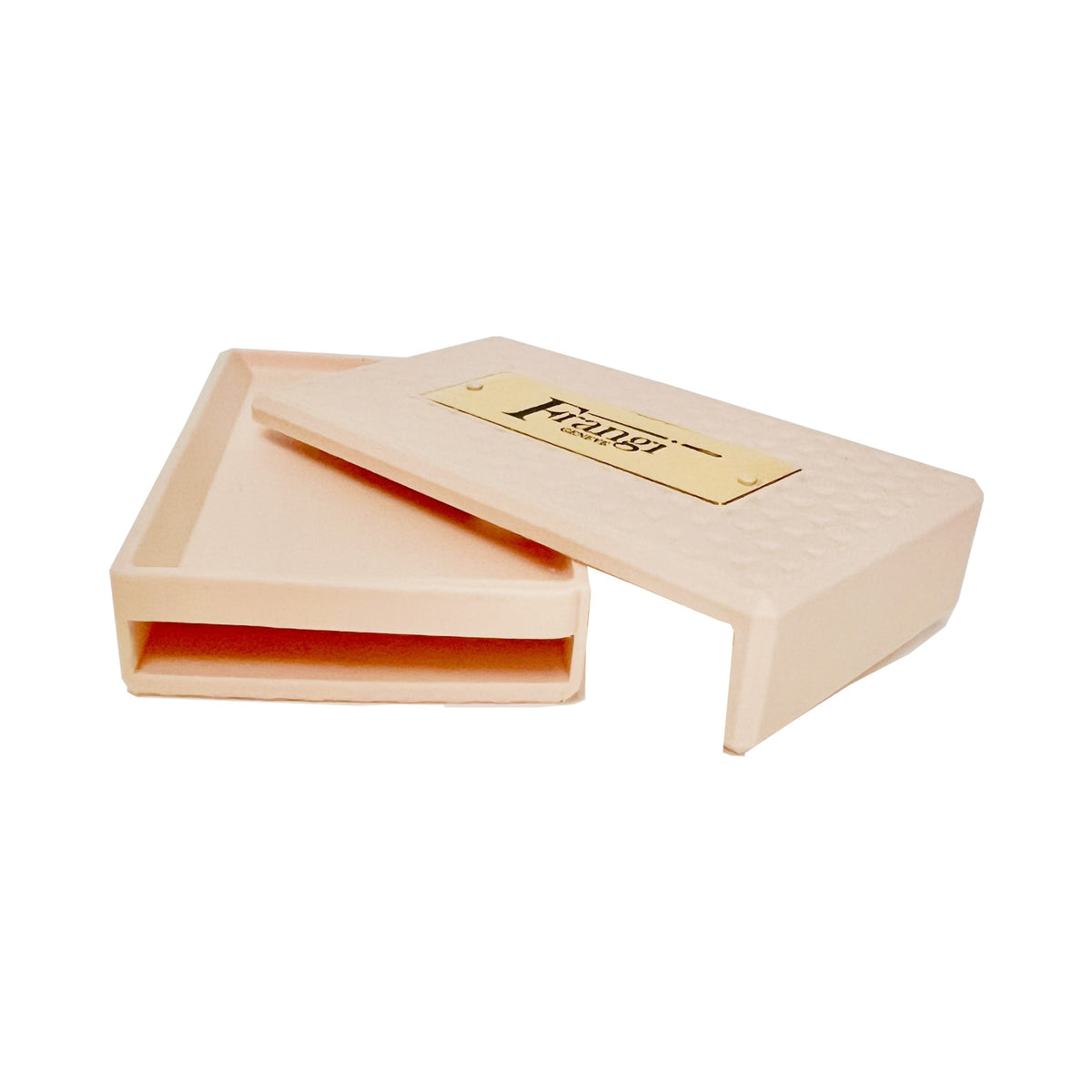 Portefeuille Frangi Geneve Rose Peau Or — ouvert