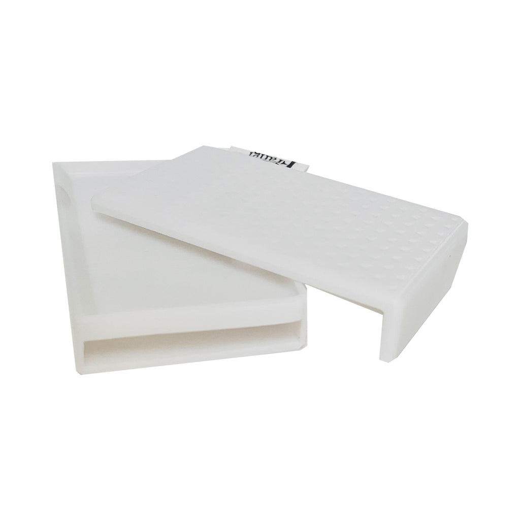 Portefeuille Frangi Geneve Blanc Ivoire — face etiquette tissu