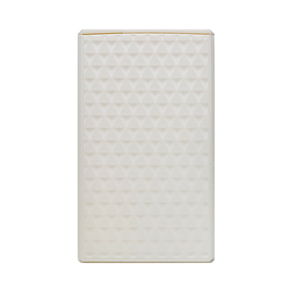 Portefeuille Frangi Geneve Blanc Nacre — dos texture cercles