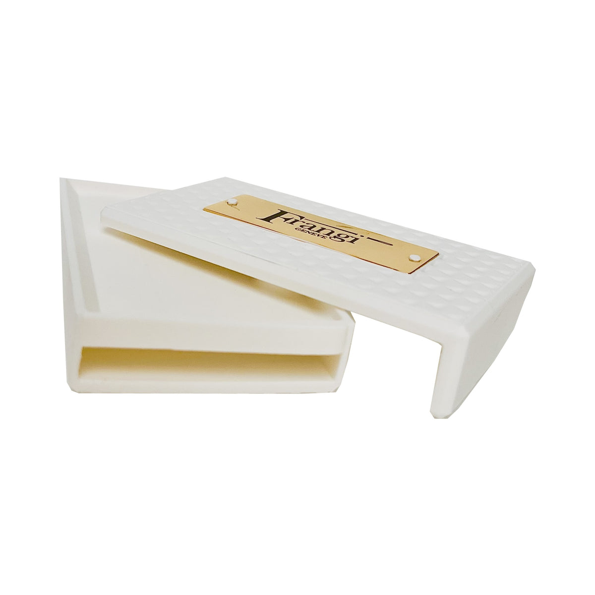 Portefeuille Frangi Geneve Blanc Nacre — ouvert
