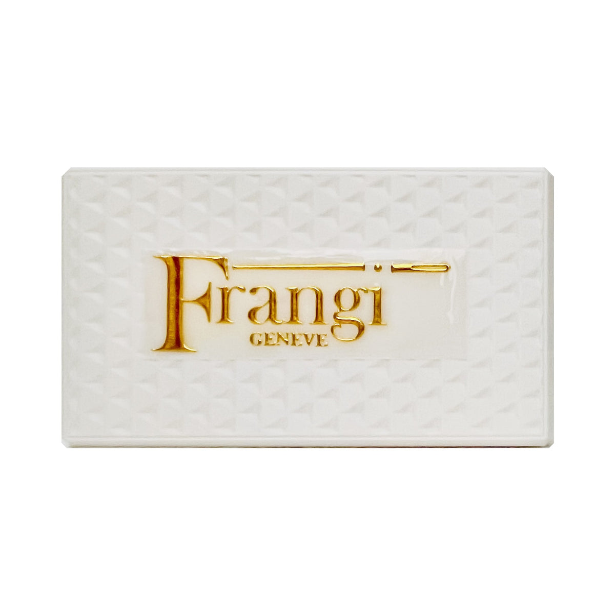Portefeuille Frangi Genève Blanc Ivoire — face logo doré
