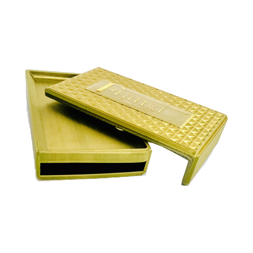 Portefeuille Frangi Genève Caméléon Or — ouvert
