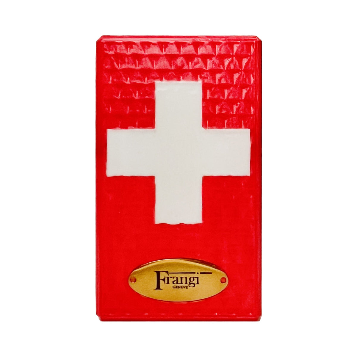 Portefeuille Frangi Geneve Suisse XXL — face avec plaque doree