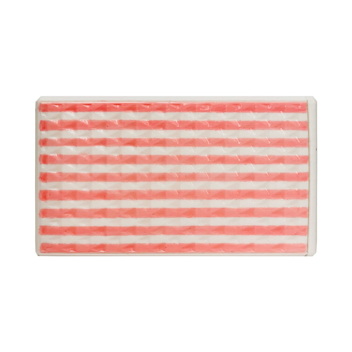 Portefeuille Frangi Genève Rose Rayé XXL — vue de face