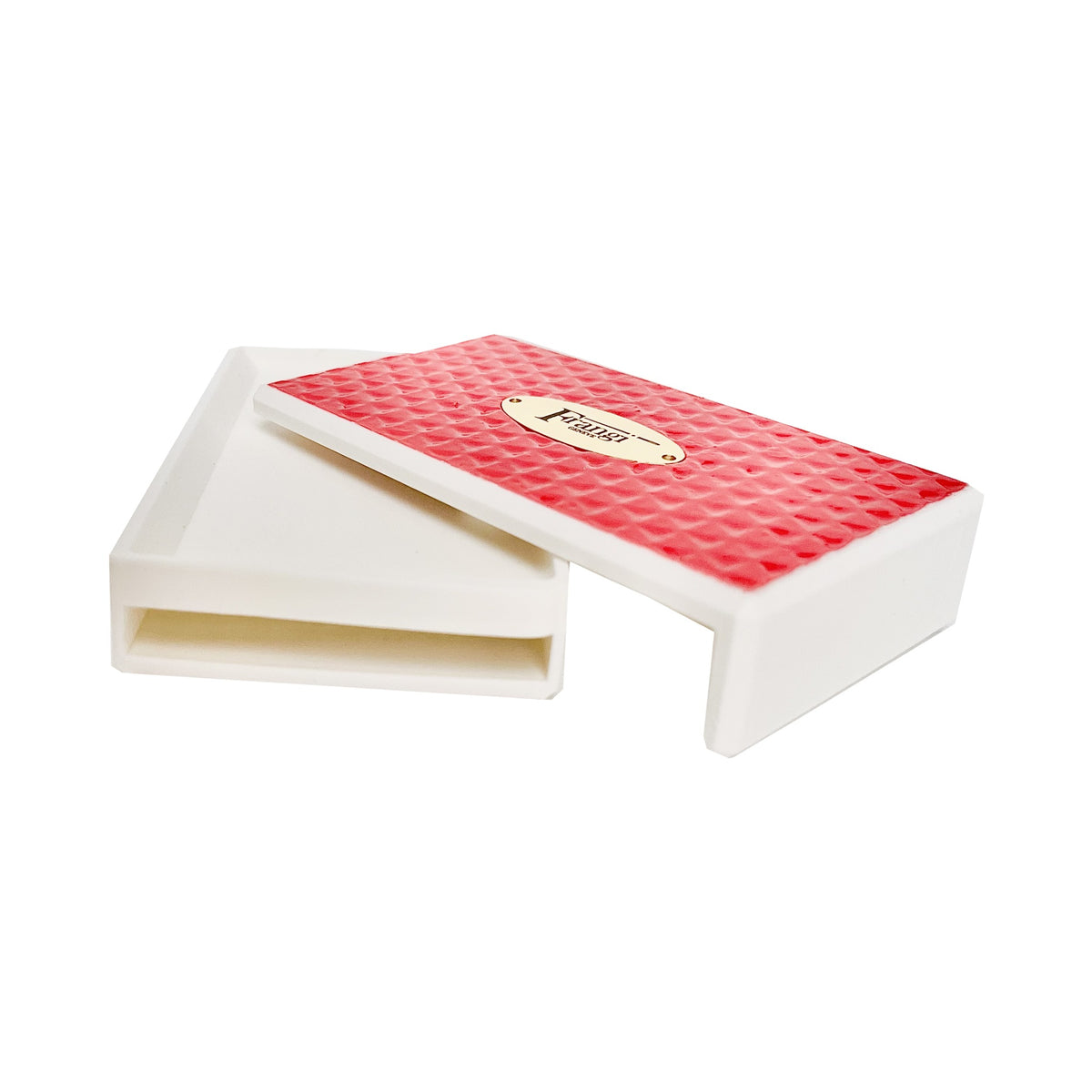 Portefeuille Frangi Geneve Rouge Ecarlate — ouvert