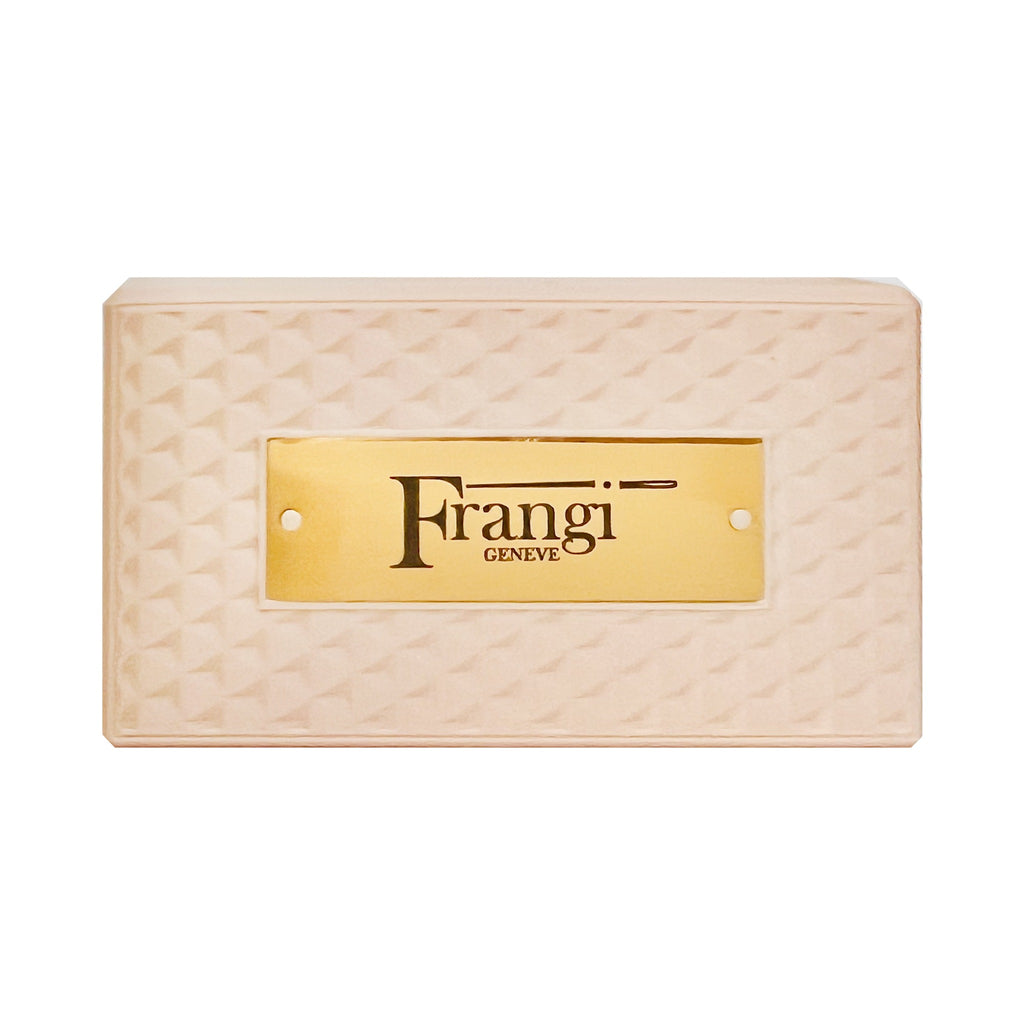Portefeuille Frangi Geneve Rose Peau Or — face plaque doree