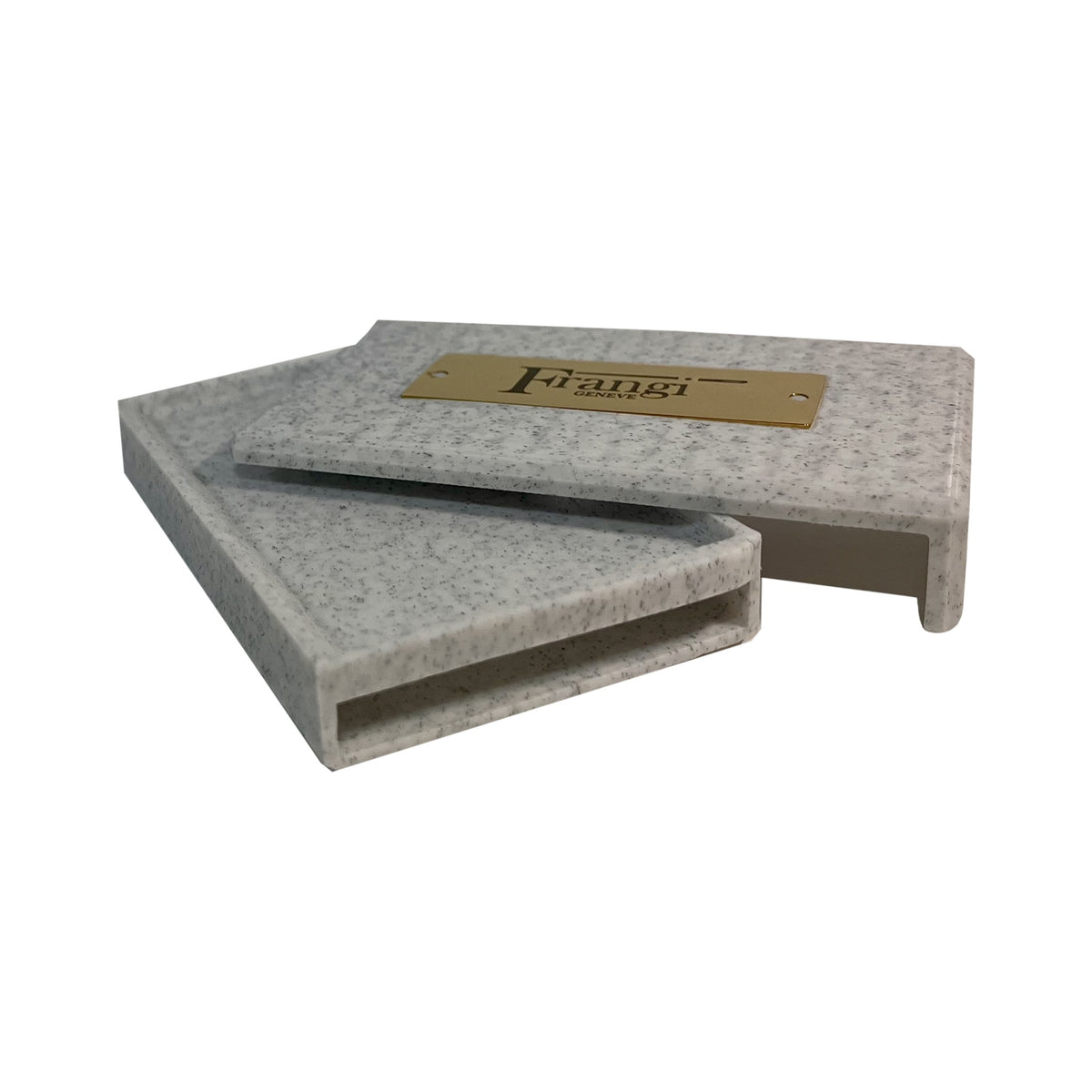 Portefeuille Frangi Genève Granit — ouvert