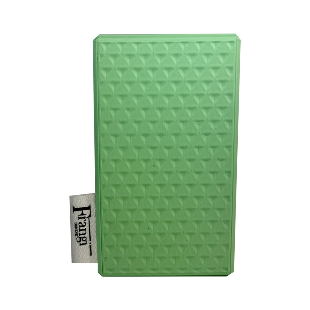 Portefeuille Frangi Genève vert étiquette - face