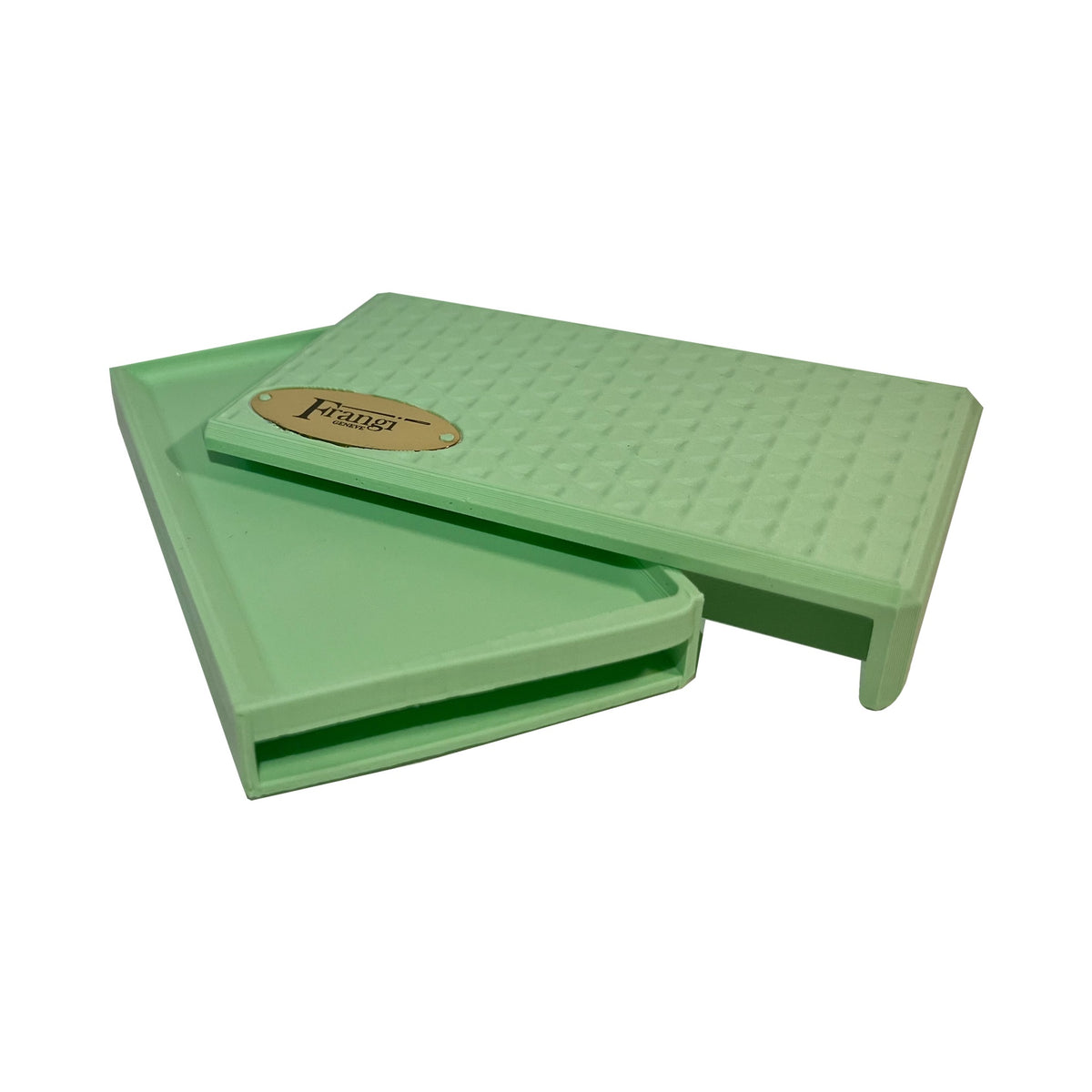 Portefeuille Frangi Geneve Vert Ovale - ouvert