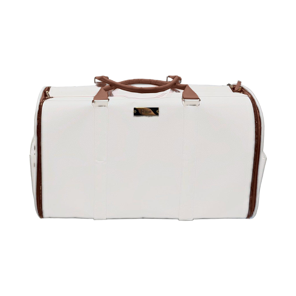 Sac de voyage Frangi Geneve marron – vue de face ferme