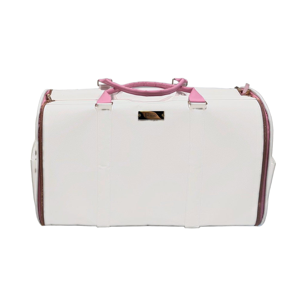 Sac de voyage Frangi Genève rose – vue de face fermé