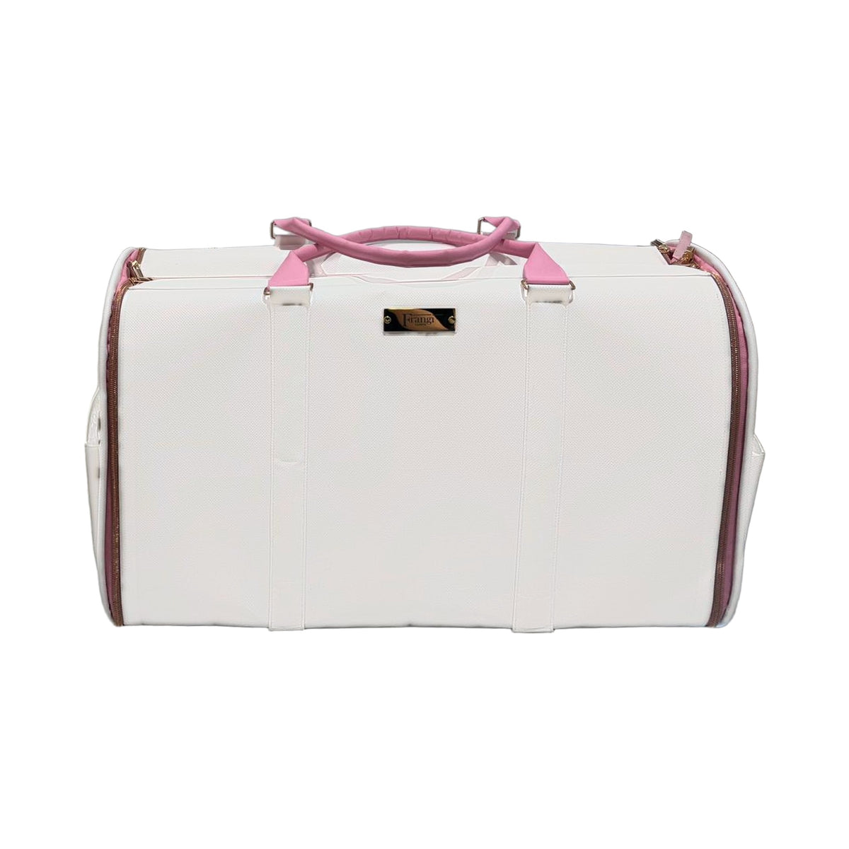 Sac de voyage Frangi Genève rose – vue de face fermé