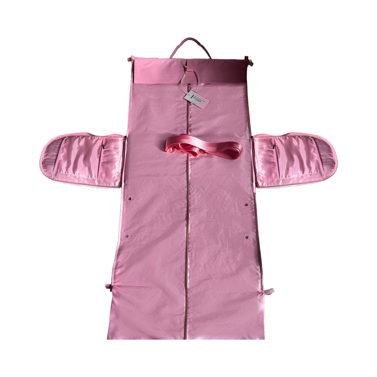 Sac de voyage Frangi Genève rose – vue intérieure ouvert