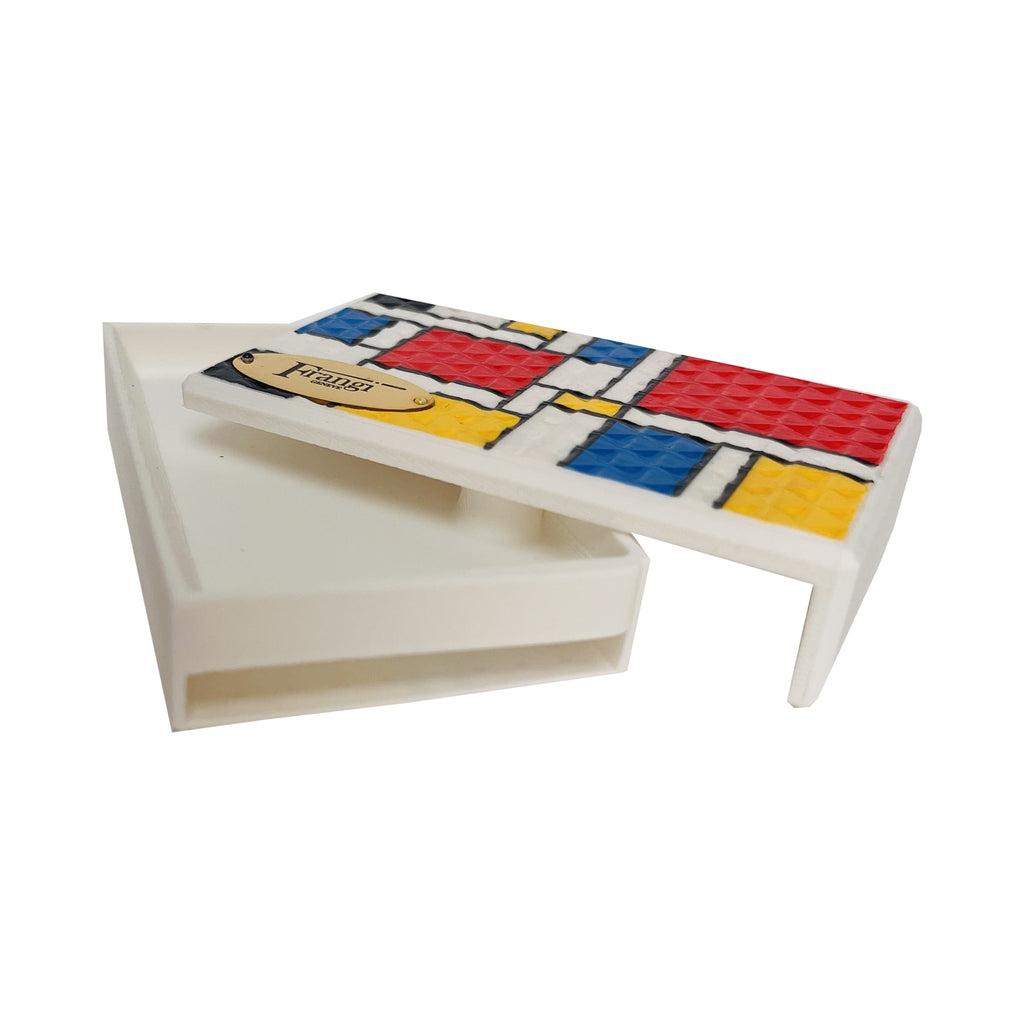 Portefeuille Mondrian Frangi Genève – vue de côté ouvert
