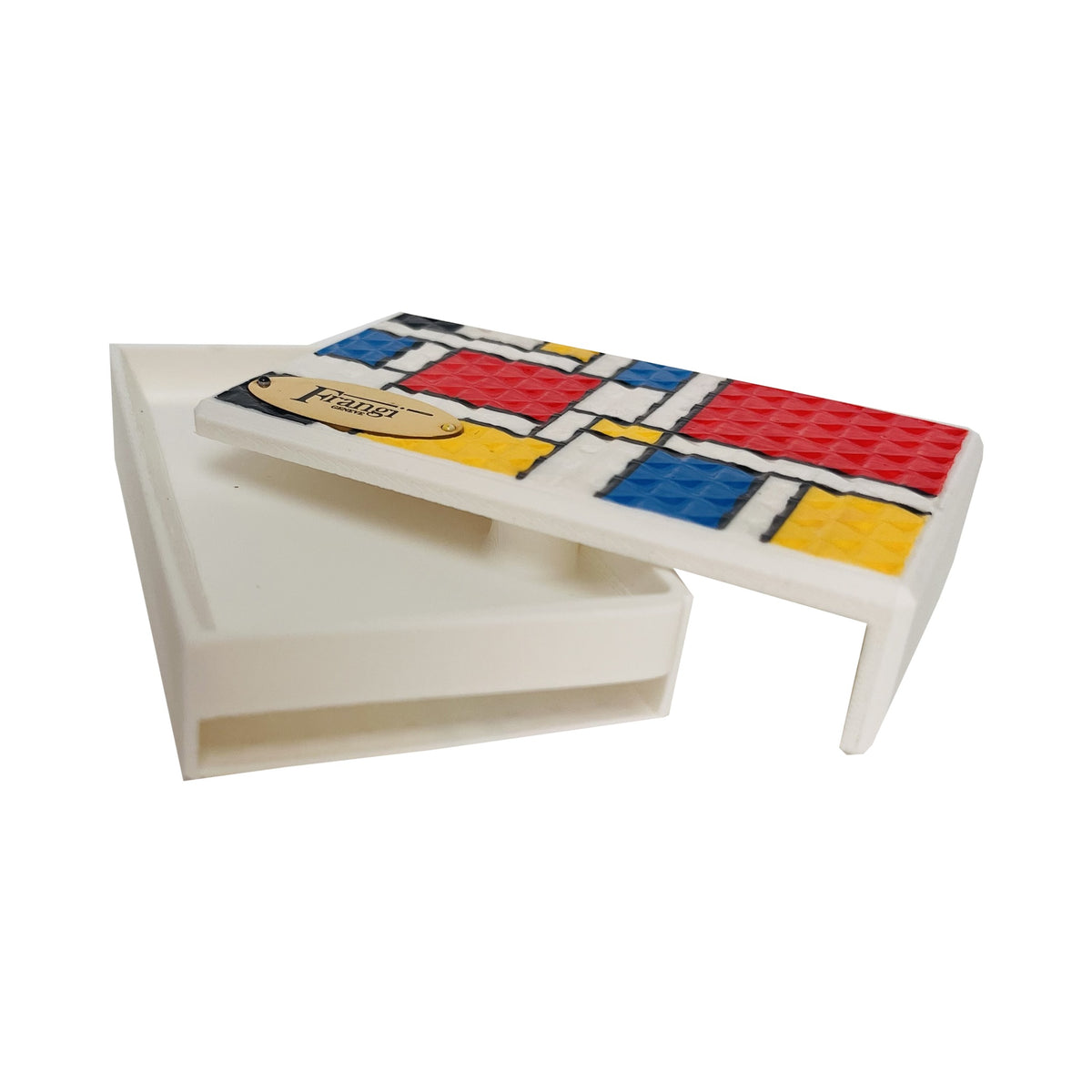 Portefeuille Mondrian Frangi Genève – vue de côté ouvert